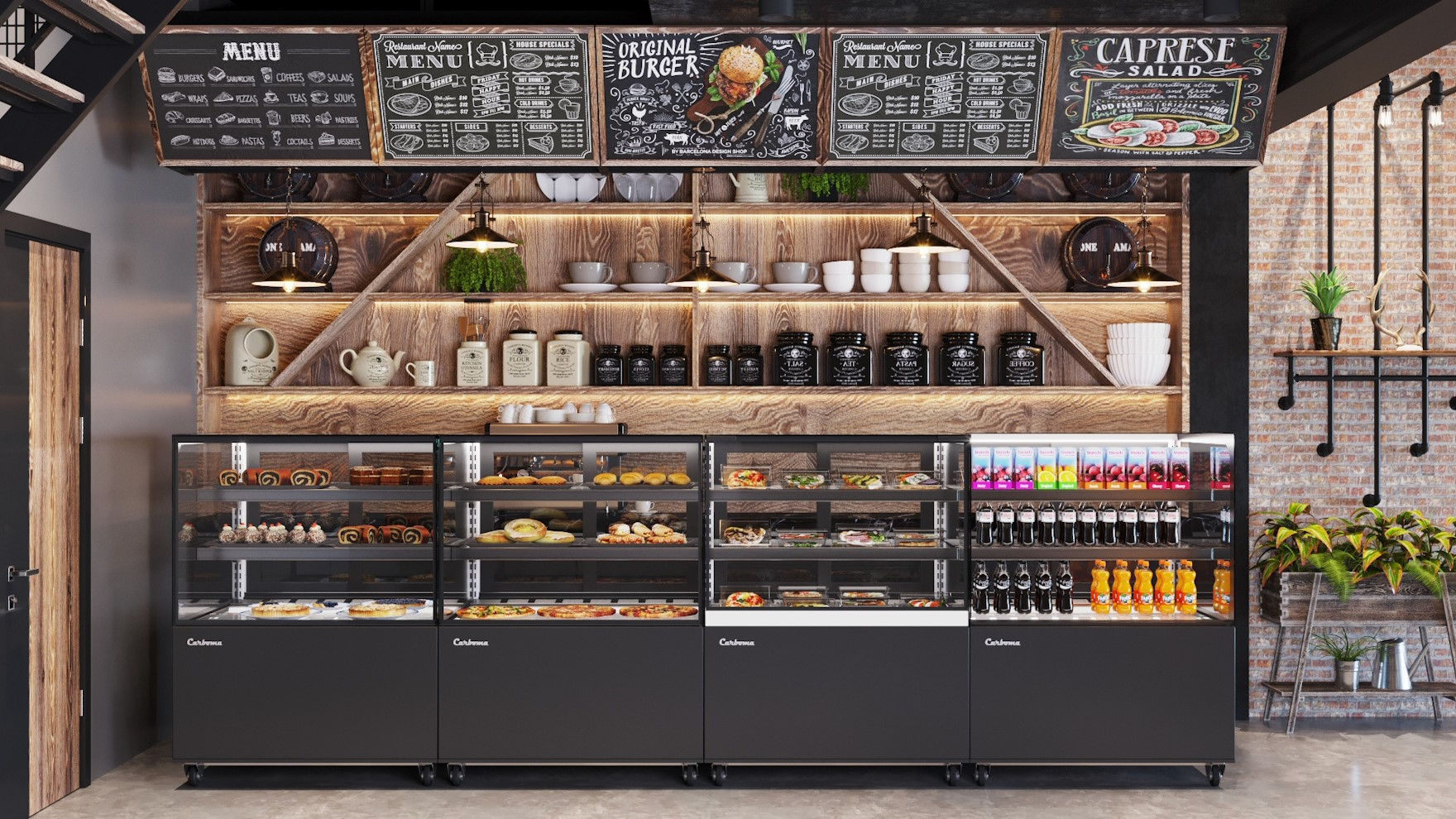 Кондитерская витрина CARBOMA COSMO KC71‑130 VV 1,2‑2 (self) 