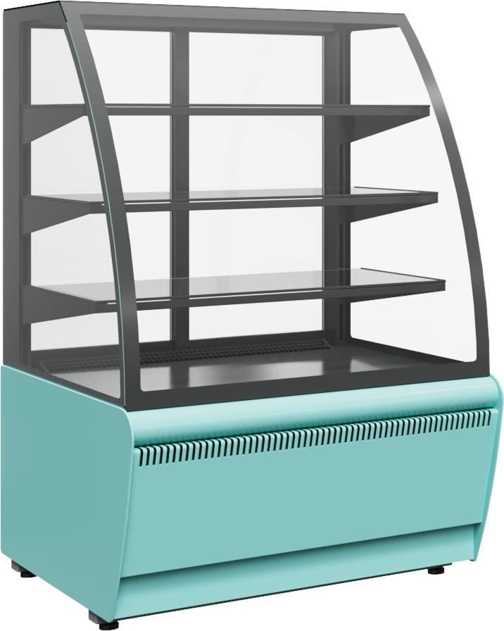 Кондитерская витрина CARBOMA ВХСв‑1,3д FLANDRIA STANDARD ЛЮКС (K70 VV 1,3‑1) 