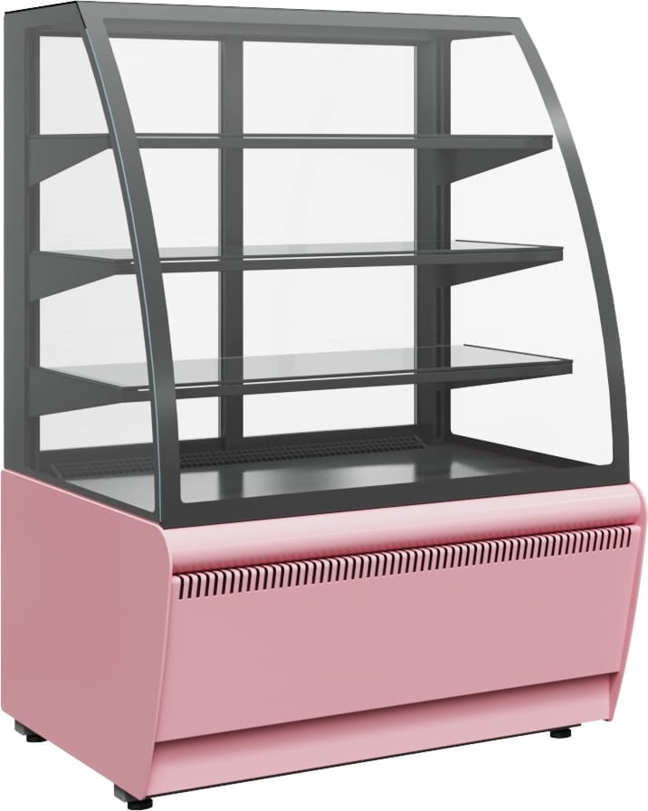 Кондитерская витрина CARBOMA ВХСв‑1,3д FLANDRIA STANDARD ЛЮКС (K70 VV 1,3‑1) 
