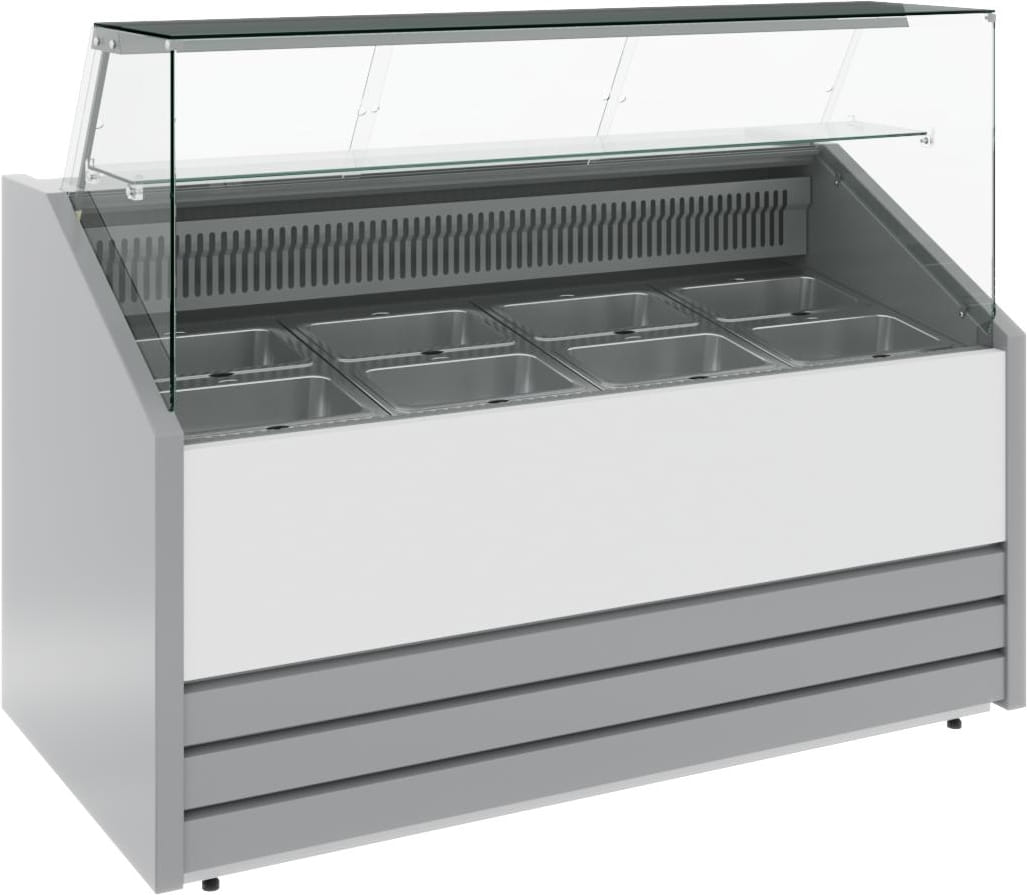 Холодильная витрина CARBOMA COLORE GC75 SV 1,5‑1 9006‑9003 