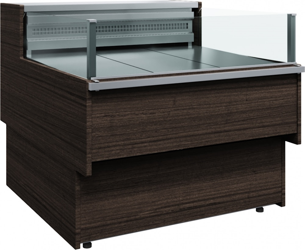 Холодильная витрина CARBOMA BAVARIA 2 GC110 SP 1,25‑2 (ВХСл‑1,25) рыба на льду без боковин 